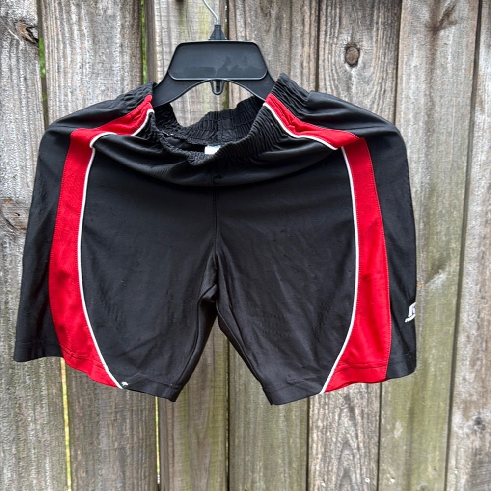 Black and Red Athletic Shorts